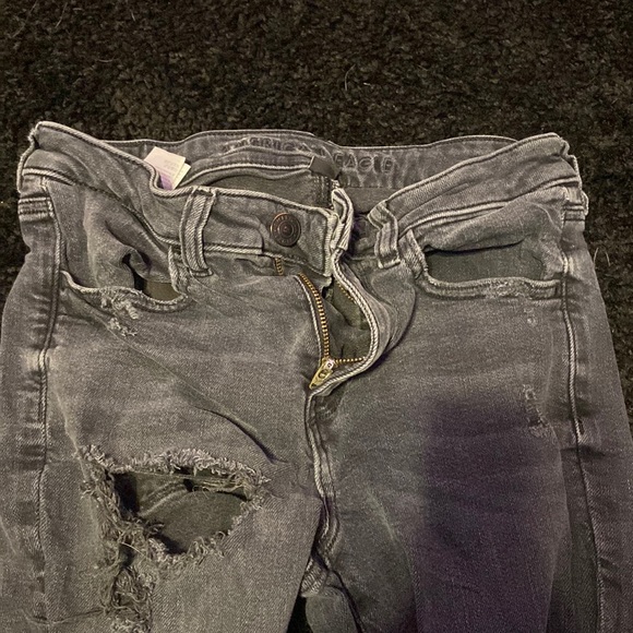 Black Ripped Jeans - Picture 1 of 4